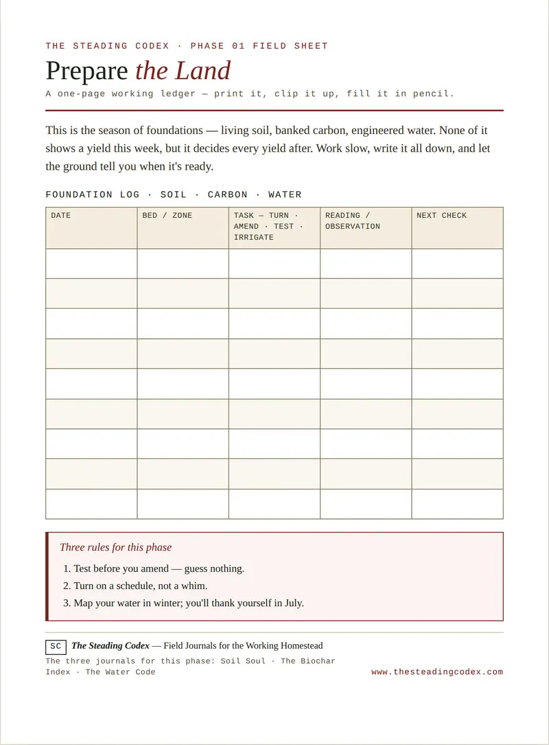 The Foundation Log