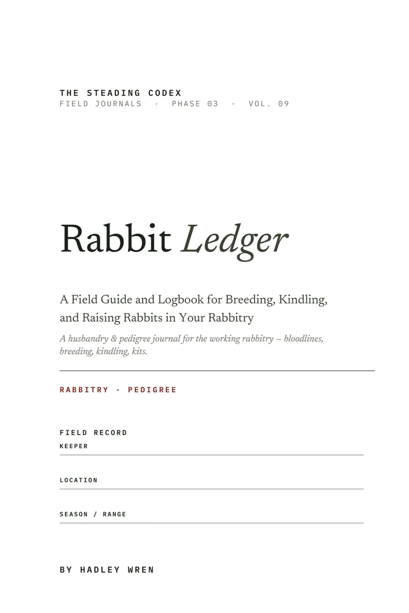 Rabbit Ledger interior sample 1
