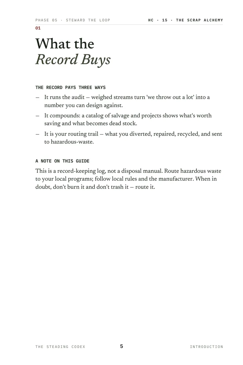 The Scrap Alchemy interior sample 2