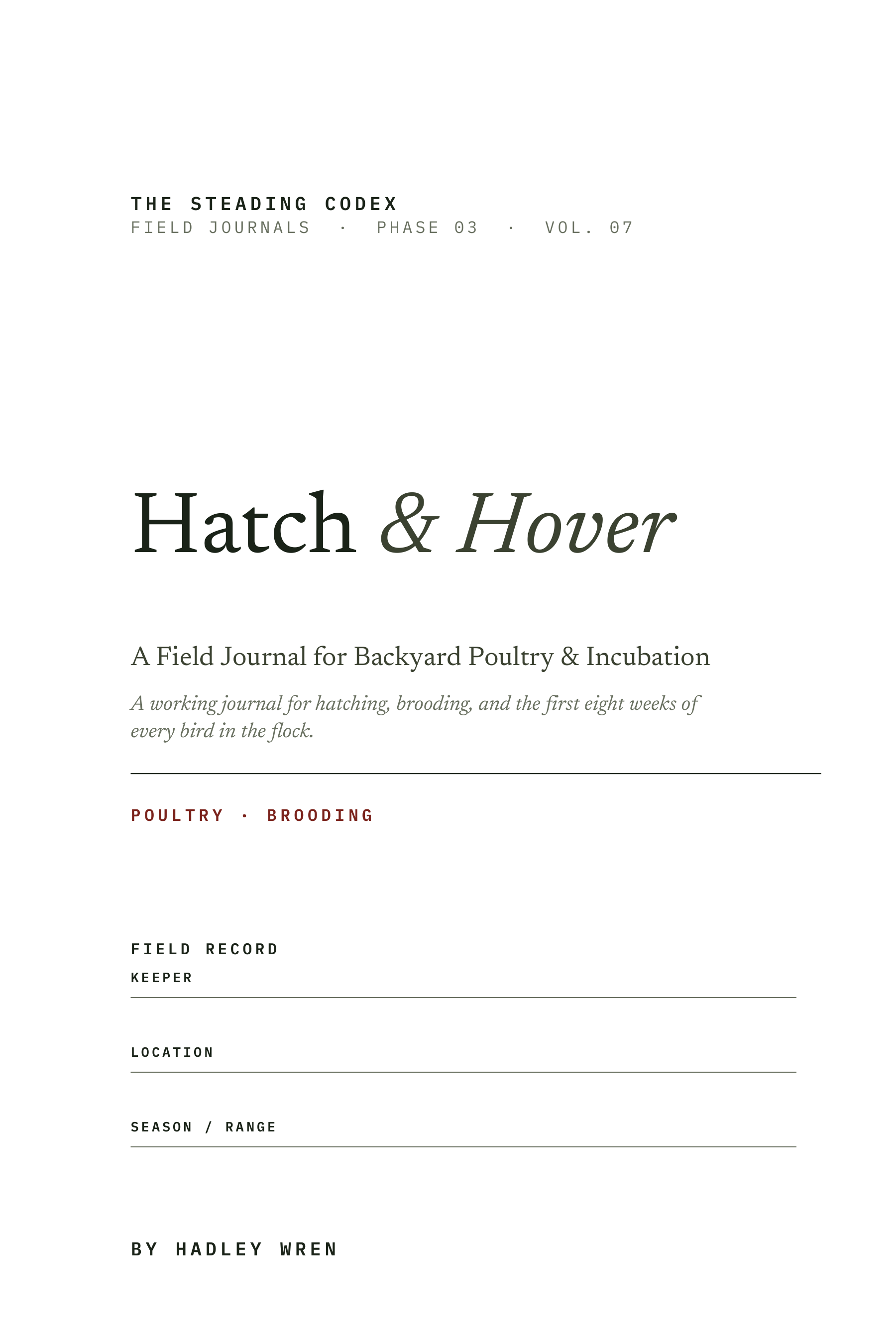 Hatch & Hover interior sample 1