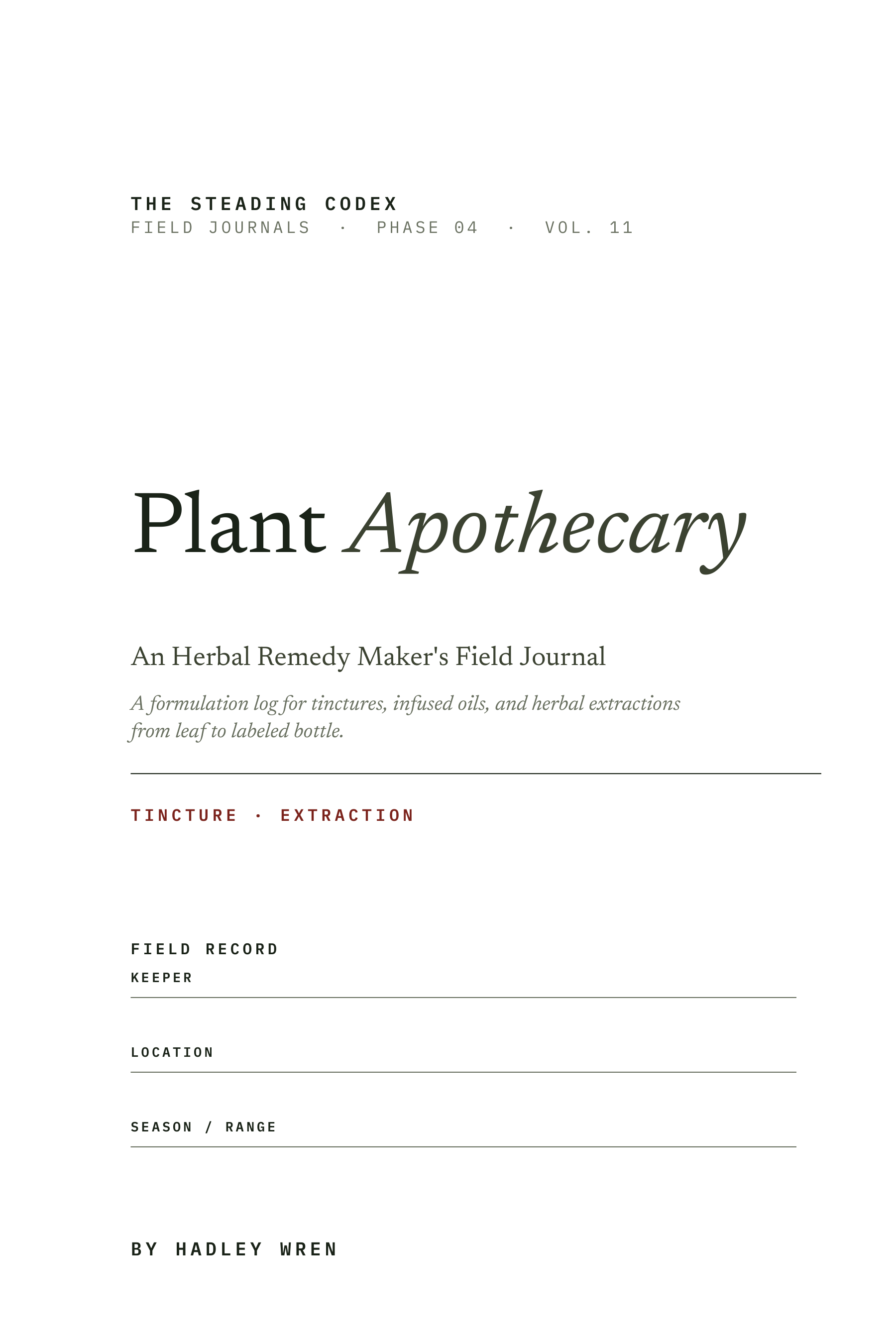 Plant Apothecary interior sample 1