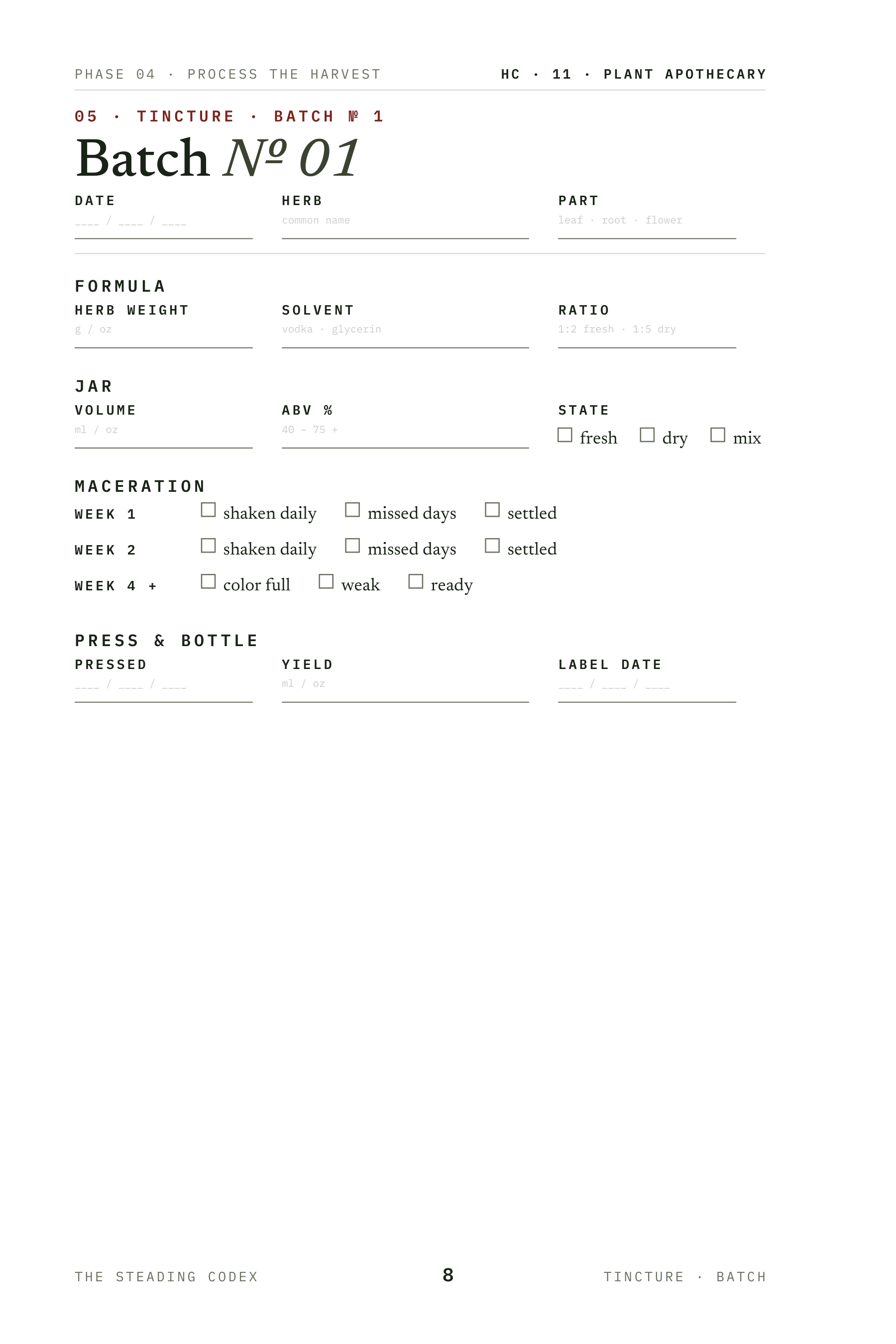 Plant Apothecary interior sample 3