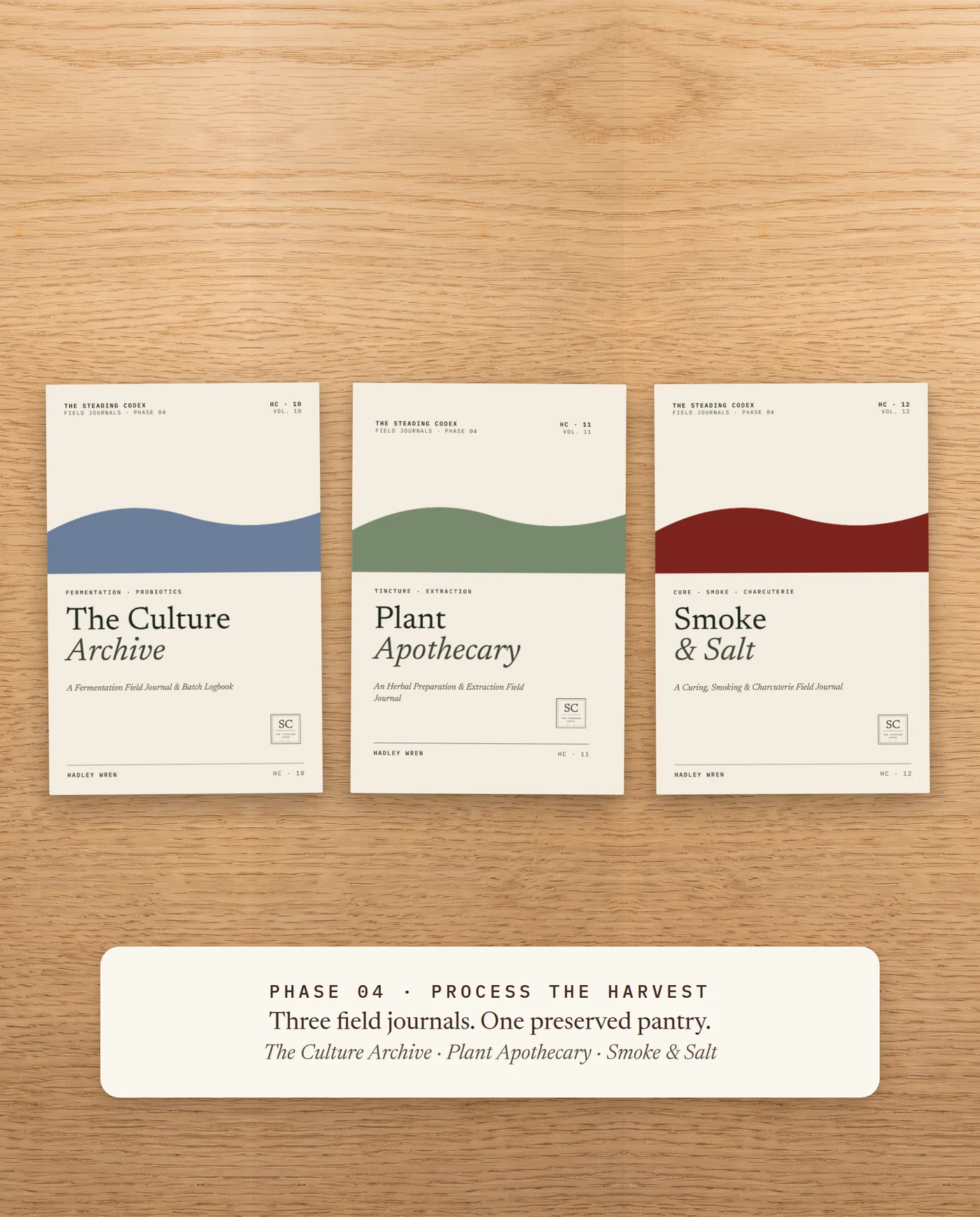 Phase 04 Process the Harvest — The Culture Archive, Plant Apothecary and Smoke & Salt