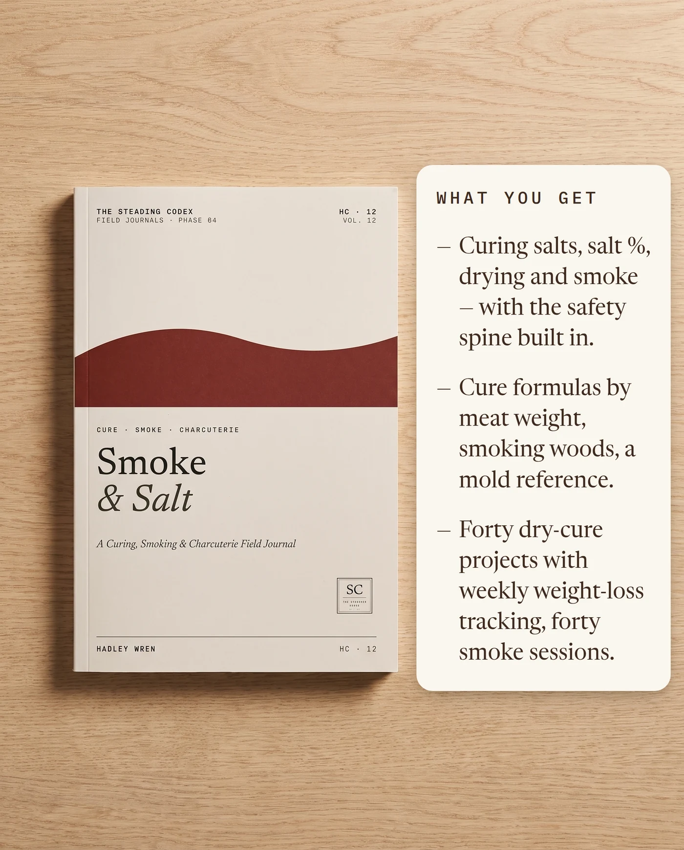 What you get — cure formulas, smoking woods, forty dry-cure projects